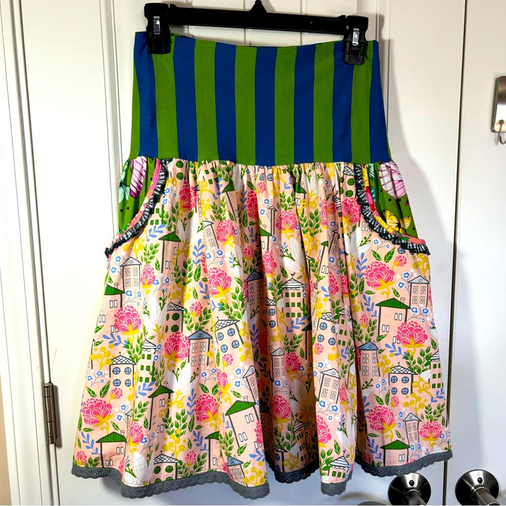 Matilda Jane Homeward Bound A-line Skirt Wonderful Parade Size Small
